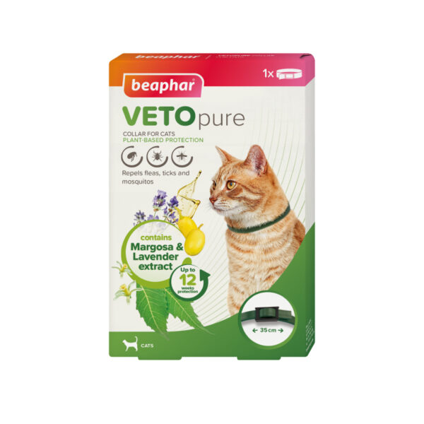 Beaphar-Veto-Pure-Bio-Collar-Anti-Tick-&-Flea-for-Cats-35-cm Beaphar Veto Pure Bio Collar Anti Tick & Flea for Cats 35 cm