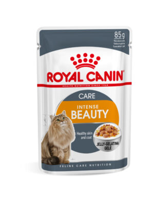 Royal Canin Intense Beauty Jelly Wet Cat Food 12 x 85 gr