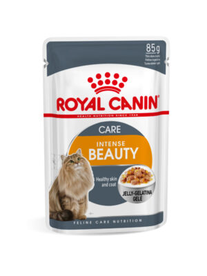 Royal Canin Intense Beauty Jelly Wet Cat Food 12 x 85 gr