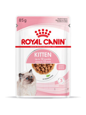 Royal Canin Kitten Intestictive Wet Cat Food 12x85 gr