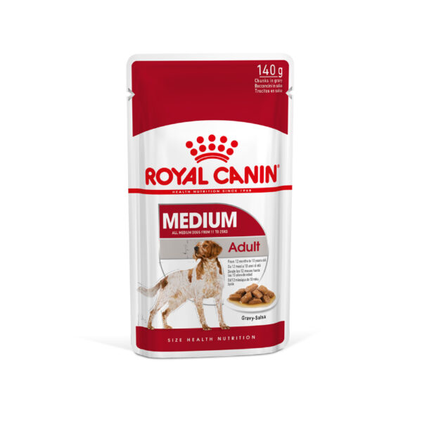 Royal Canin Medium Adult Wet Dog Food 10x140 gr