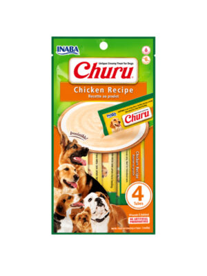 Inaba Churu Chicken Dog Treats 4x14 gr