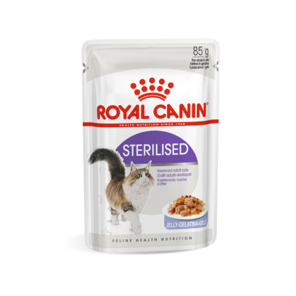 Royal Canin Sterilised Jelly Wet Cat Food 12x85 gr