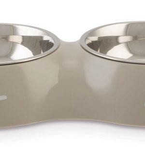 Posuda Za Pse Dvodjelna So Good Grey 34 x 6 CM