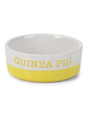 Posuda Keramicka Za Glodare Guinea Pig White yeloow 11 x 4 CM