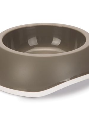 Posuda Za Pse Plasticna Delice 3 Grey 18 x 8 CM 1200 ML