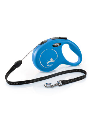 Flexi-Leash-Classic-M-Tape-5M-Blue Flexi Leash Classic M Tape 5M Blue