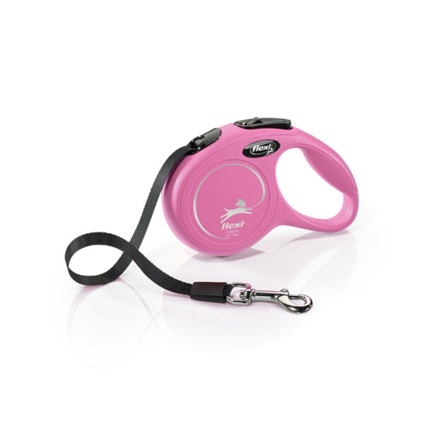 Flexi Leash New Classic S Tape 5M Pink