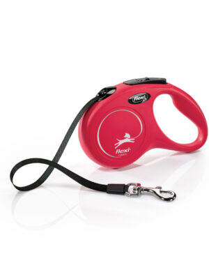 Flexi Leash New Classic S Tape 5M Red