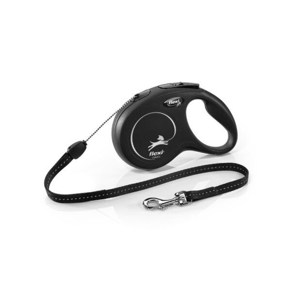 Flexi-Leash-New-Classic-XS-Cord-3M-Black Flexi Leash New Classic XS Cord 3M Black