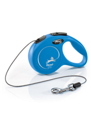 Flexi-Leash-New-Classic-XS-Cord-3M-Blue Flexi Leash New Classic XS Cord 3M Blue