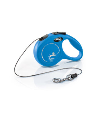 Flexi-Leash-New-Classic-XS-Cord-3M-Blue Flexi Leash New Classic XS Cord 3M Blue