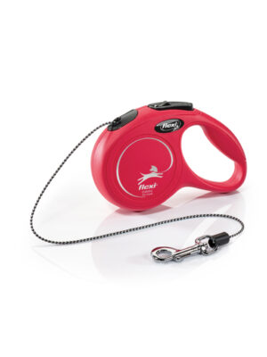 Flexi-Leash-New-Classic-XS-Cord-3M-Red Flexi Leash New Classic XS Cord 3M Red