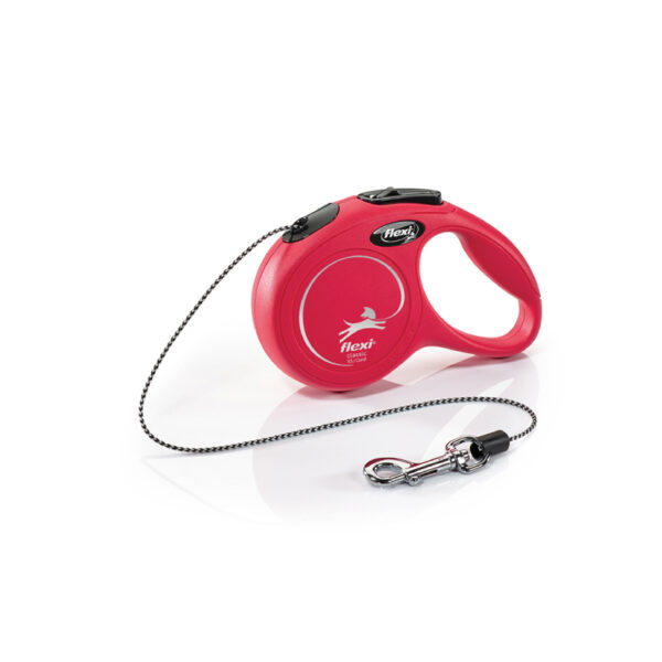 Flexi-Leash-New-Classic-XS-Cord-3M-Red Flexi Leash New Classic XS Cord 3M Red