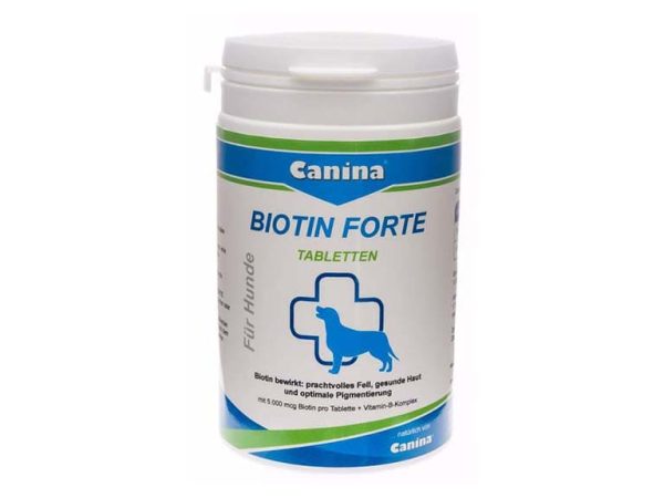 Biotin Forte Tablete Za Kožu i Dlaku Canina 100 GR