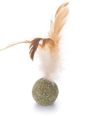 Igračka Za Mačke Kugla Sa Perjem 12 CM