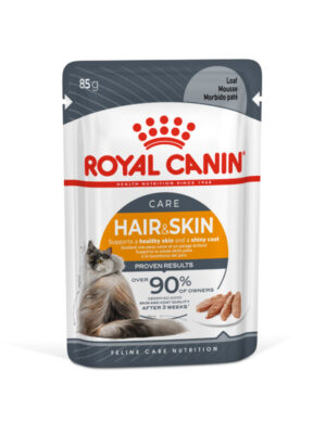 Royal Canin Hair And Skin Care Wet Cat Food 12x85 gr