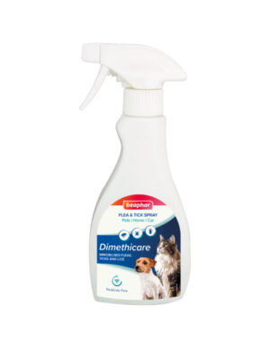 Beaphar Dimethicare Spray for Ticks and Fleas 250 ml