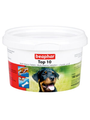 Beaphar Top 10 Multi Vitamin for Dogs 180 Tablets